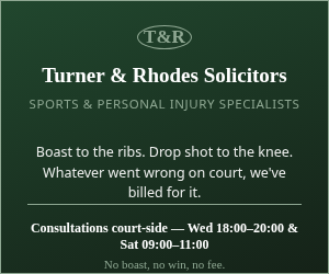 Turner & Rhodes Solicitors — Sports & Personal Injury Specialists. No boast, no win, no fee.